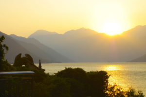 Montenegro solnedgang
