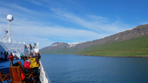 Island - ankomst til Seyðisfjörður