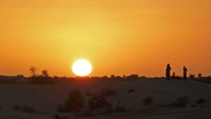 Solnedgang utenfor Timbuktu