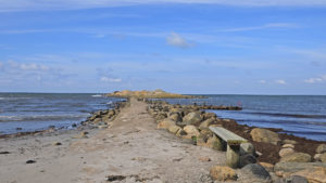 Steninge - sjøutsikt fra stranden