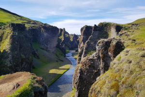 Island - Fjaðrárgljúfur canyon